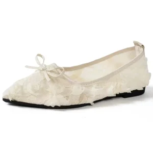 Spring Summer Breathable Women Fashion Flats Female Comfortable Casual Shoes Fancy Flower Ladies Flat Shoes