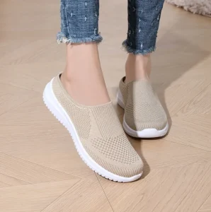 Spring Summer Breathable Women Shoes Fashion Sneakers Casual Sneakers Walking Style Shoes Women Slip on