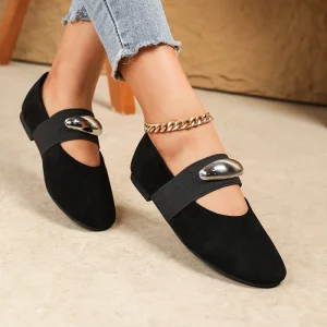Spring Summer New Arrival Round-Toe Flat Ballet Flats Simple and Comfortable Women’s Mary Jane Shoes