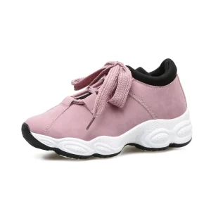 Spring Women’s Casual Shoes Thick Bottom Sneakers Running Shoes Ladies Single Shoes
