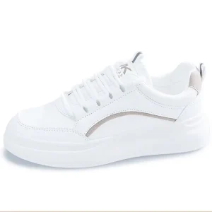 Spring and Autumn New Style Small White Women’s Casual Cushioning Comfort Flat Bottom Student Sneakers