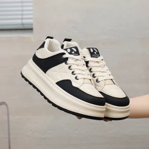 Spring and Autumn Retro Comfortable Flat Laces Women’s Shoes Versatile Trend Casual Shoes