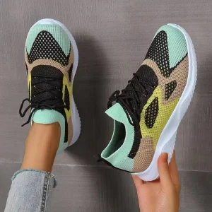 Spring and Summer Casual Shoes New Fashion Breathable Women’s Shoes High Appearance Outdoor Sports Shoes
