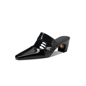 Square Toe Women Sandal Mules Fashion Trend