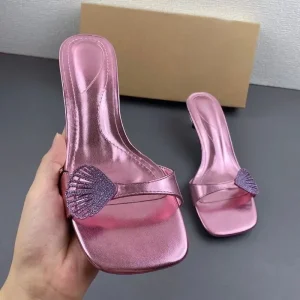 Stiletto Slipper Mules Women High Heels for Ladies