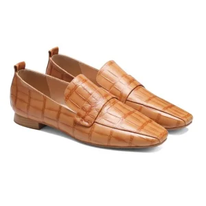 Stylish Women’s Pump Loafers Female Casual Ladies Closed Footwear Leather Flats Flat Shoes Women Women’s Flat Dress Shoes
