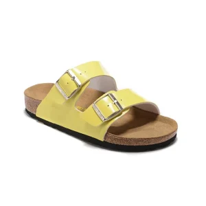Suede Arizona Sandals Fashion Slides Manufacturer Orthopedic Arch Support Cork Footbed Slippers Custom Logo