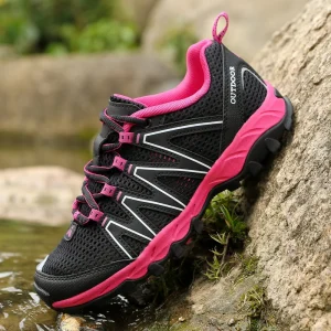 Summer American Foreign Trade Mesh Breathable Outdoor Hiking Shoes Mens and Womens Non-slip Wading