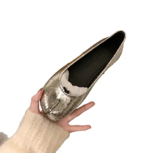 Summer Autumn New Style Soft Insole Lightweight Comfort PU Upper Women’s Ballet Flats