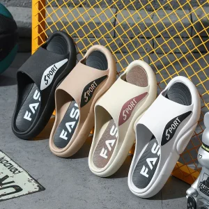 Summer Beach Slippers Non Slip Flat Shoes Slides Slippers for Men