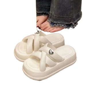 Summer Beach Slippers Thick-Soled EVA Indoor and Outdoor Women’s Lightweight Anti-slip Sandals
