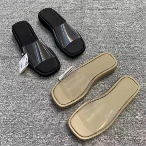 Summer Casual Shoes Sandalias Plataforma Height Increasing Transparent Platform Women’s Sandals