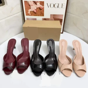 Summer Collection Women’s High Heels Large Fashionable Sandals Fine Heeled Slippers Sexy Outdoor Banquet High Heeled Sandals
