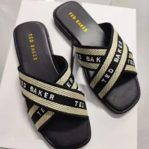 Summer European American Style Color Blocking Women’s Flip Flops Straight Toe Flat Color Block Sandals Beach Outdoor Sandals