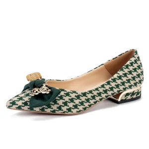 Summer Fashion Trend Ladies Slip On Casual Wedding Loafers Chunky Heel Zapatos De Mujer Patent Leather Breathable Pointed Toe