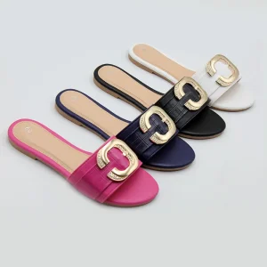 Summer Flat Shoes Rhinestone Roman Women’s Sandals and Slippers Fashion Trendy Ladies Casual Sandals