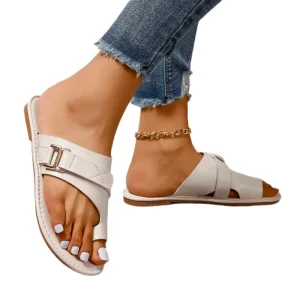 Summer Large Size Women’s Slip-On Flat Heel Casual Sandals Slippers Sexy Style