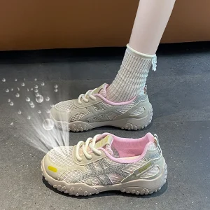 Summer New Breathable Women’s Trendy Daily Versatile Lightweight Breathable Sports and Leisure Shoes