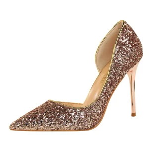 Summer New Comfortable Slip On Thin Heels Waterproof Breathable Fashion Trend Party Wedding Stilettos Women’s Shoes