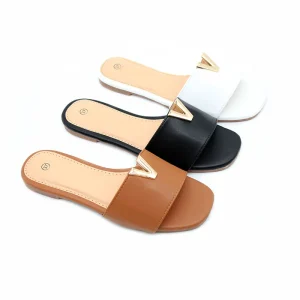 Summer New Flat Slippers Fashion Wear Temperament Flip flops Simple Non slip High grade Soft Sole Women’s Slippers