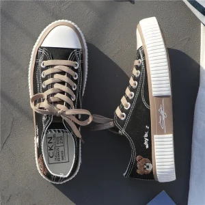 Summer New Korean Style Canvas Student Shoes Breathable Casual Board Sports Shoes for Women Versatile