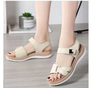 Summer New Versatile Flat Sandals Soft Sole Casual Comfortable Anti Slip Large Student Women’s Shoes Sandals