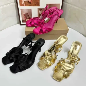 Summer Round Head Fashion Women’s Sandals Sexy Outdoor Work High Heel Hollow Out Women’s Sandals