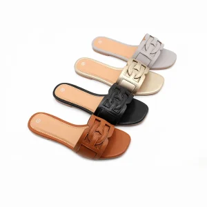 Summer Sandals Beach Retro Open toe Non slip Flat Casual Simple Breathable Women’s Slippers