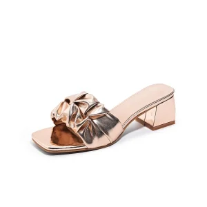 Summer Sandals Bowknot Casual Beach Shoes Flats Ladies Slipper Women Slippers Daily Home Bedroom Soft Bottom Non-Slip Sandals