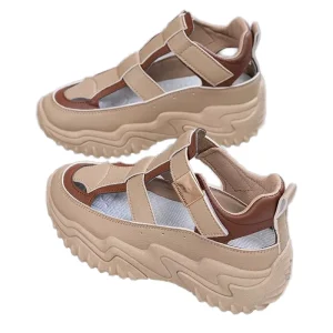 Summer Sporty Platform Hollow Sandals Thick Soles Breathable Air Cushion Women’s Shoes