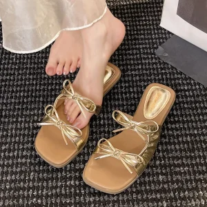 Summer Spring New Style Korean Style Open Toe Slip On Platform Outdoor High End Women’s Sandals
