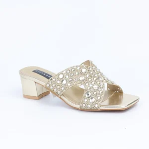 Summer Thick Heels Sandals Hollow Out Women’s Shoes Unusual Rhinestone Pumps and Slippers Chaussures Ouvertes Pour Femme