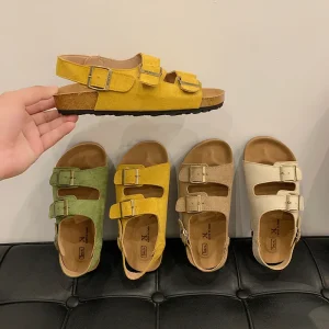 Summer Trendy Women’s PVC Flat Shoes Luxury Outdoor Beach Slides Non Slip Sole New Flip Flops