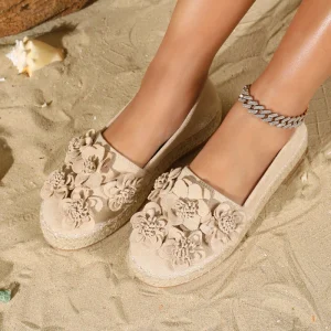 Summer Versatile Casual Comfortable Breathable Women’s Floral Flat Loafers