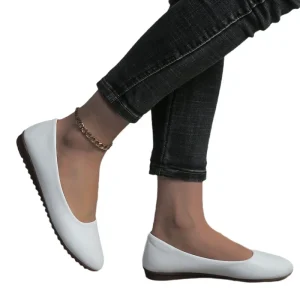 Summer Women’s Minimalist Flat Shoes Latest Design Round Toe Casual Slip Ons Comfort & Style Flats