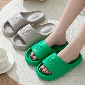 Summer Women’s Sandals Fashion Indoor Home Thick Bottom Eva Slippers for Women and Ladies