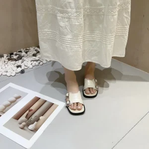 Summer Women’s Sandals Made of Genuine Leather Lightweight and Comfortable