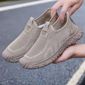 Summer breathable mesh men’s running shoes soft soled comfortable lightweight durable casual women’s running shoes