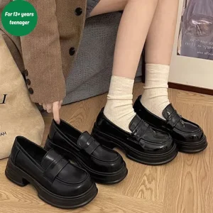 TPY0 Women’s Customizable Leather Mary Jane Loafers