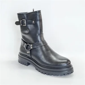 TW2501 02 Women’s Fashion High Quality PU Boot OEM All Seasons Ankle Boots for Women