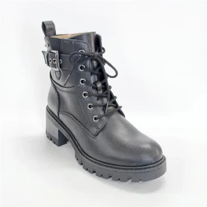 TWXM02 01 British Style Fashion Women’s PU Zipper Wear Resistant Motorcycle Boot Dress Shoes Women Ankle Boots