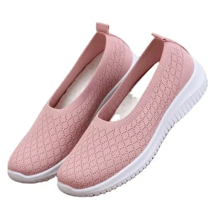 Thick Sole Sneakers Women’s Thick Sole Sneakers Breathable Slip On Casual Shoes