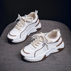 Thick Soled Height Increasing Sports Shoes Lightweight and Wear resistant Soft Sole Slip resistant Women’s Running Sneakers