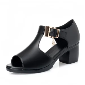 Thick Soled Open Toed Summer Dinner Women’s Sandals