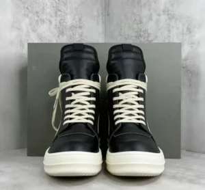 Top Men’s Shoes High Top Women’s Shoes Black Lace Up Designer Luxury Leather Platform Casual Flats