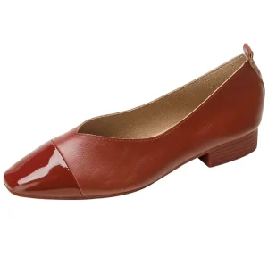 Top Quality Low Heels Pumps Slip On Soft Peep Toe Ladies Office Shoes for Women