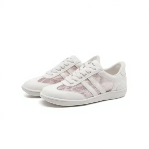 Trendy Romantic Lace Women’s Sneakers Chic Floral Mesh Casual Shoes Comfortable Pigskin Insole Summer Walking Shoes