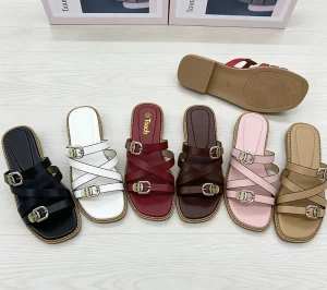 Trendy Women Slippers Summer New Retro Sandals Flat Original Ladies Classic Shoes Custom Woman Slippers