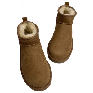 Uggs Classic Thickened Snow Boots Comfortable Warm Ankle Boots Winter Women’s Flat Anti slip Toe