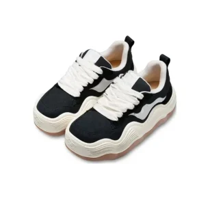 Unisex Casual Basketball Style Sneakers Low Top Breathable Cloth Height Increasing Feature Trendy Design for Spring Summer